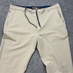 Teren Adventure Pants Men 36X32 Beige Performance Stretch Hiking Technical